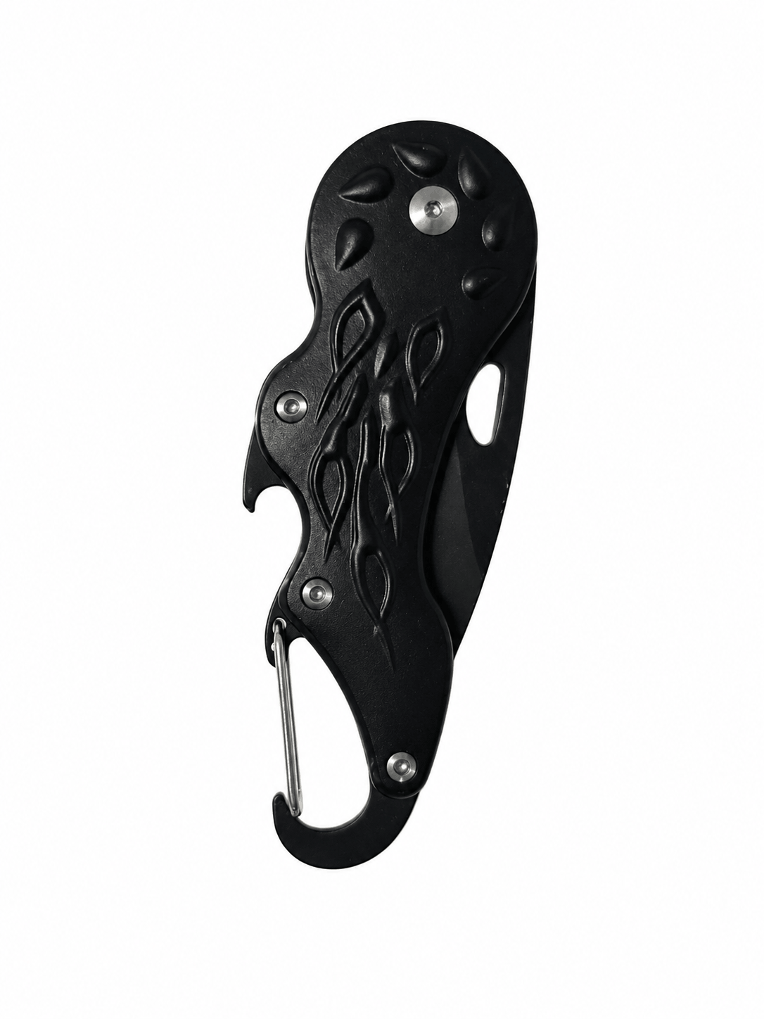 Black Airsoft Columbia Mini összecsukható kés - Karabiner