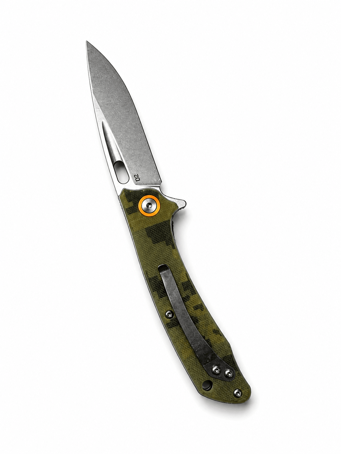 Cuțit pliant BlackAirsoft Ember Core D2 G10