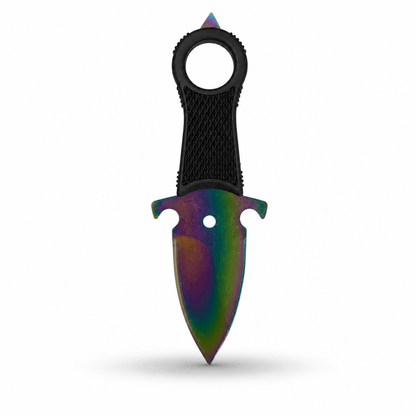 Couteau tactique de cou BlackAirsoft HALO Chameleon avec étui