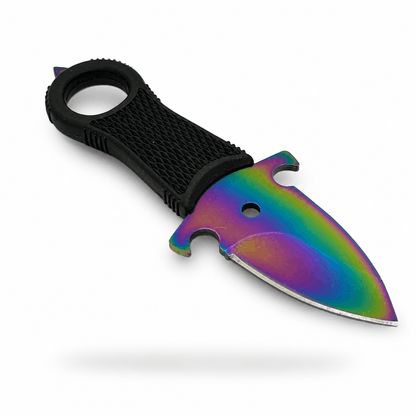 Couteau tactique de cou BlackAirsoft HALO Chameleon avec étui