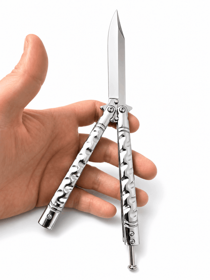 Cuțit pliabil fluture Black Airsoft Phantom