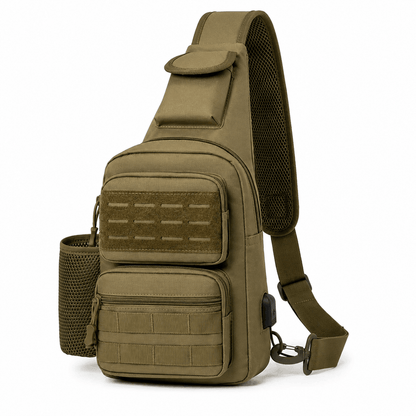 Тактическа кросбоди чанта Black Airsoft Tactical Sling Bag