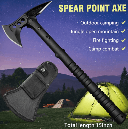 Taktička kamping sjekira Spear Point Axe 15 Inch s futrolom