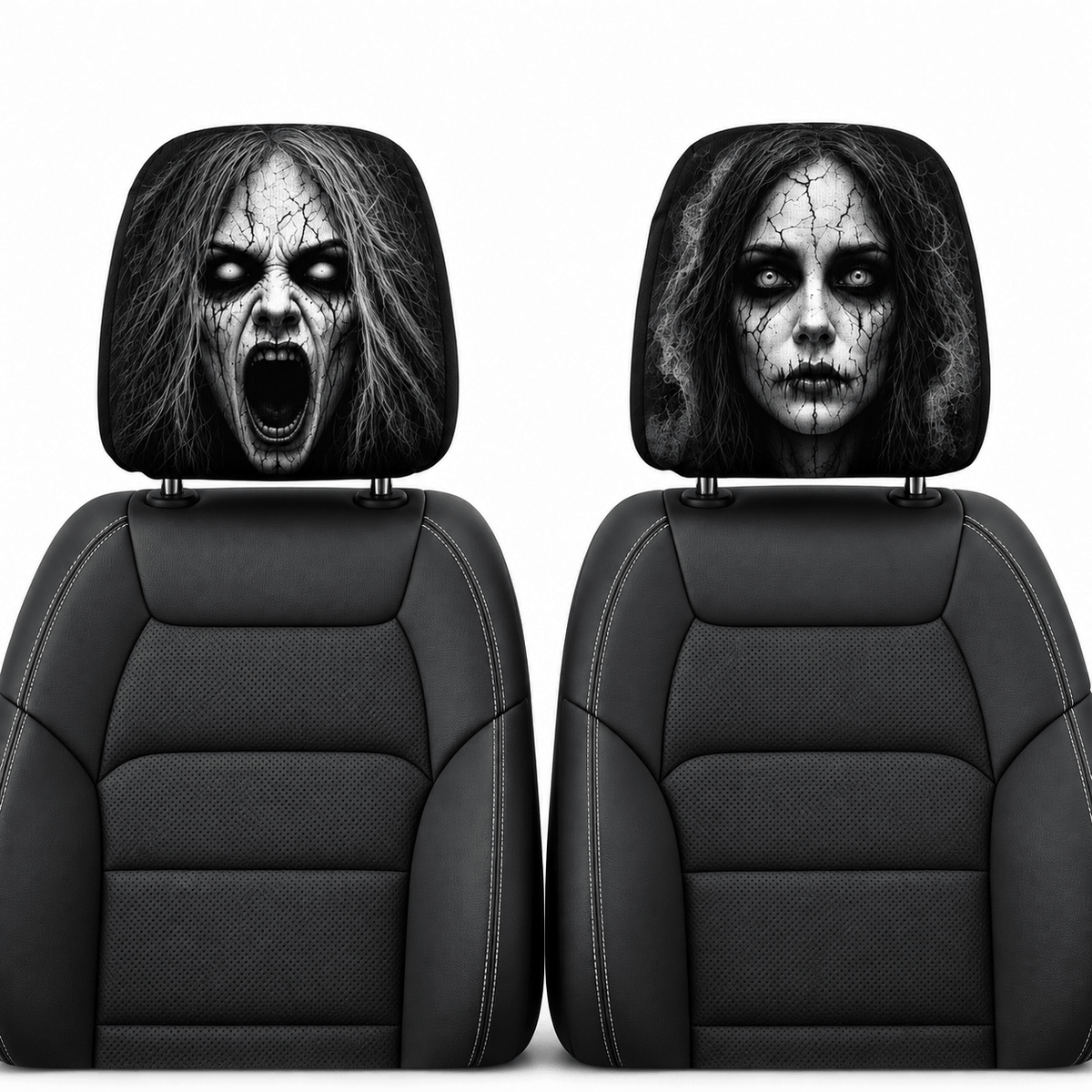 Auto-Kopfstützenbezug BlackAirsoft NIGHTMARE mit Horrorprint
