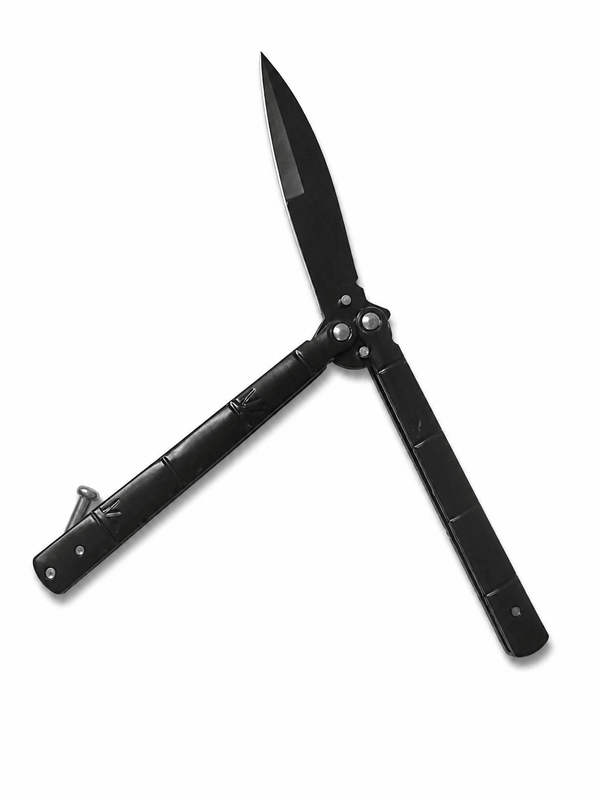 Cuțit pliabil fluture Black Airsoft Shadow